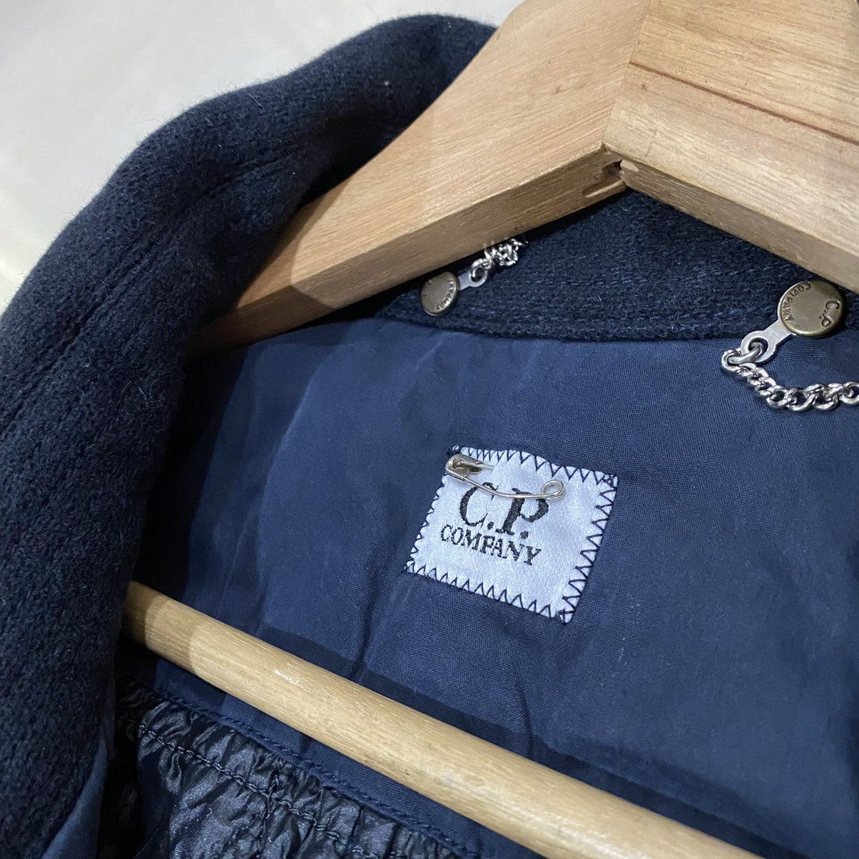C.P. Company × Massimo Osti 🔥VINTAGE C.P COMPANY NAVYBLUE OVERCOATS JACKET Size US M / EU 48-50 / 2 - 11 Thumbnail