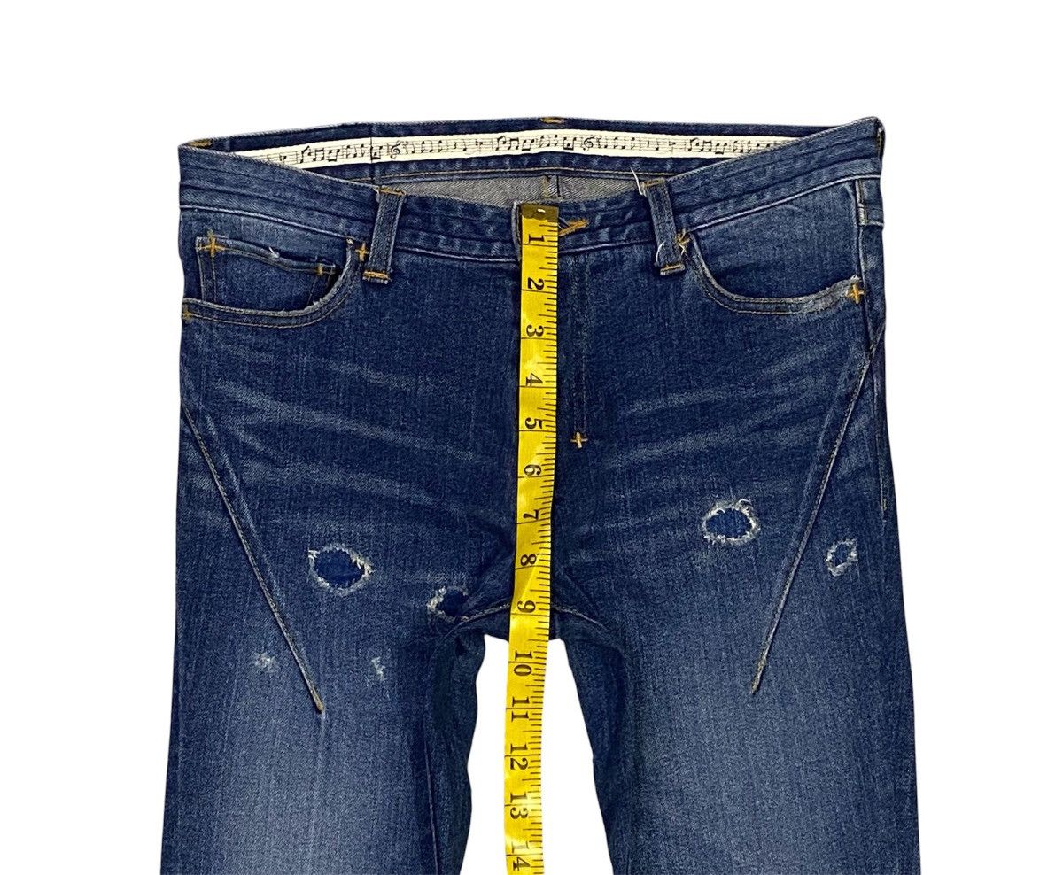 Number (N)ine Number (N)ine Skinny Fit Ripped Distressed Stretchable Jeans Size US 29 - 12 Thumbnail
