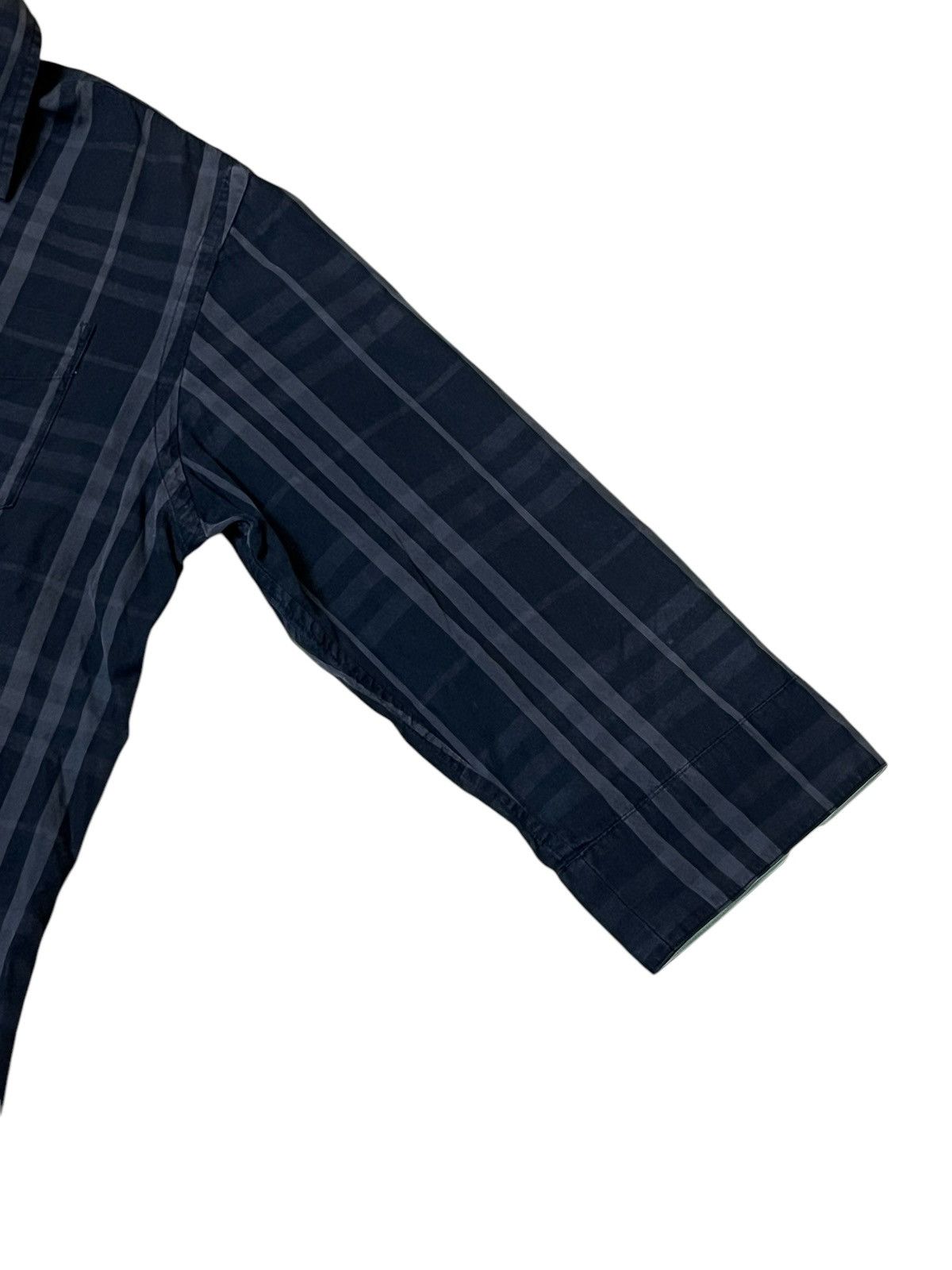 Burberry grail🔥Burberry black label check 3 quarter polo shirt Size US M / EU 48-50 / 2 - 9 Thumbnail