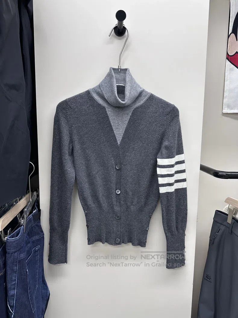 Thom Browne Thom Browne Cashmere high-neck sweater Size US S / EU 44-46 / 1 - 1 Thumbnail