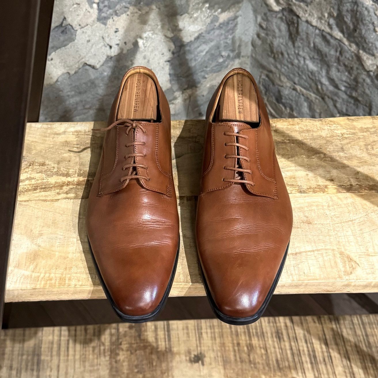 Paul Smith PS Paul Smith Brown Leather Daniel Lace-up Shoes Size US 10 / EU 43 - 2 Thumbnail