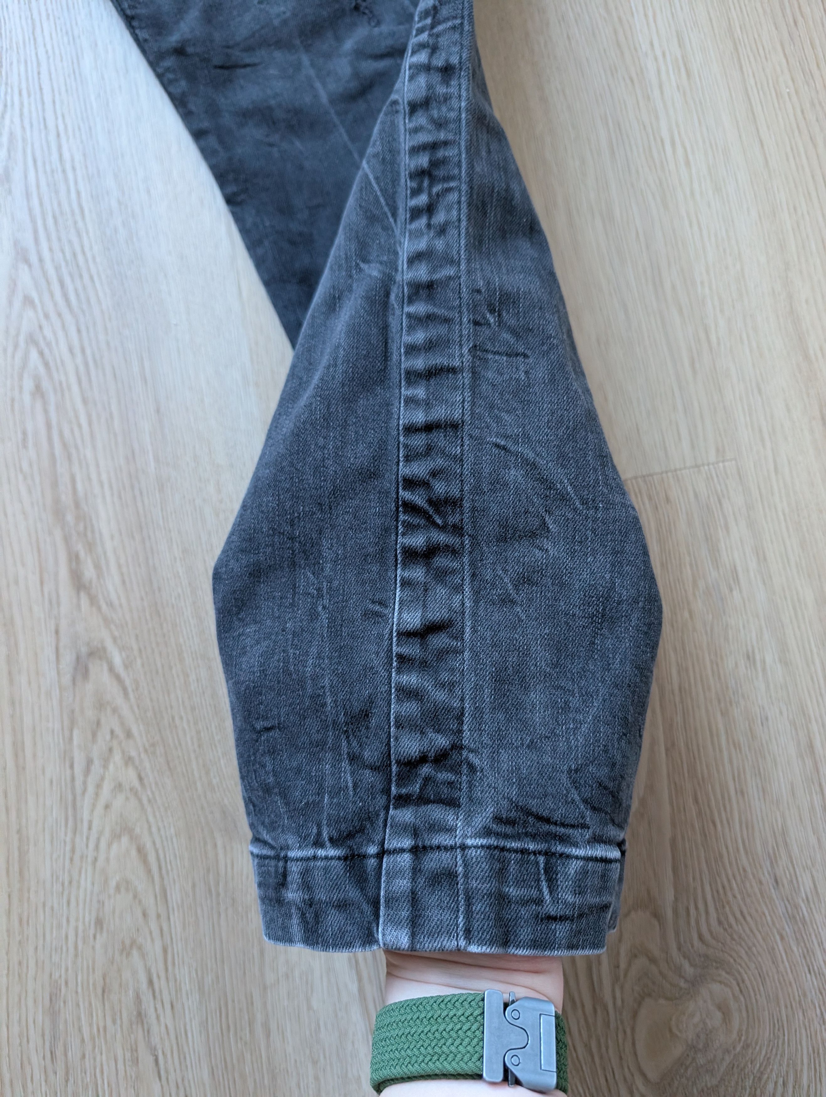 hannes roether Rare Hannes Roether Grey Avant Garde Denim Jeans RRP €329 Size US 34 / EU 50 - 3 Thumbnail