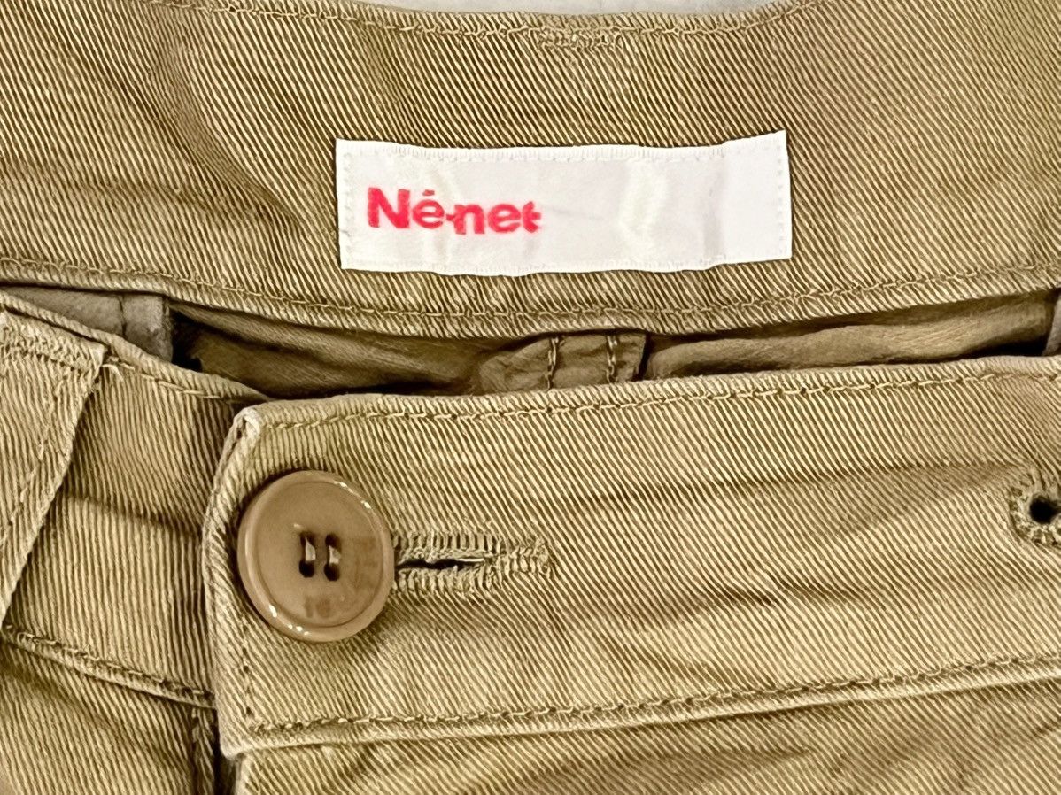 Ne-Net Ne-net Japan by Issey Miyake Khaki Cotton Chino Pants Size US 28 / EU 44 - 7 Thumbnail