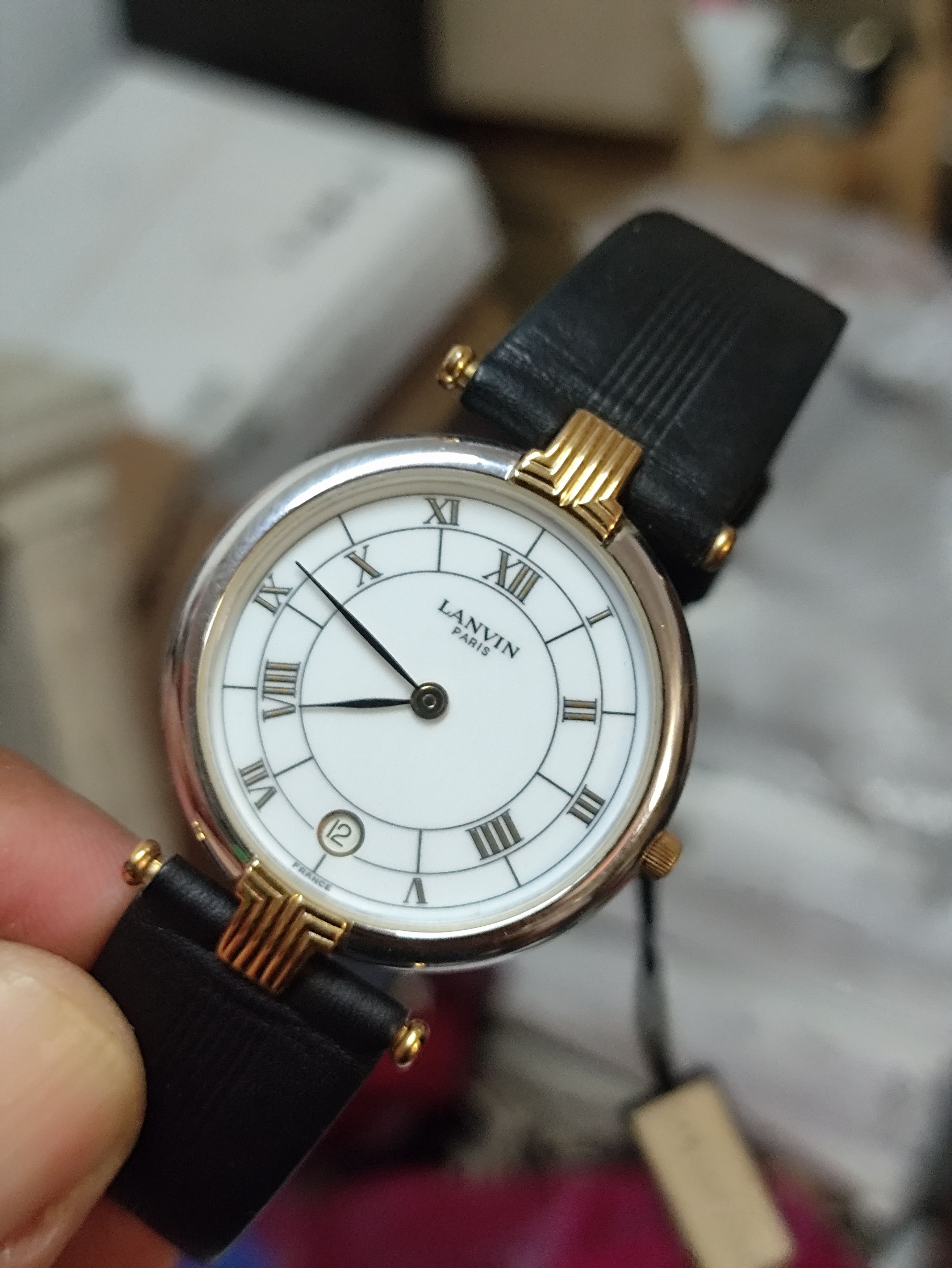Lanvin Luxury Vintage LANVIN PARIS Watch (SWISS ENGINE QUARTZ) Size ONE SIZE - 15 Thumbnail