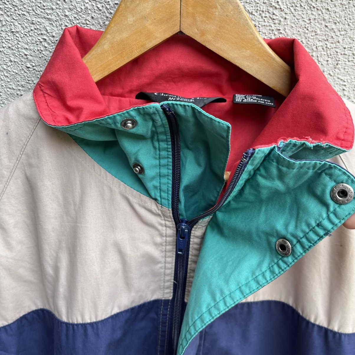 Christian Dior Monsieur CHRISTIAN DIOR two tone vintage zipper jacket Size US L / EU 52-54 / 3 - 4 Thumbnail
