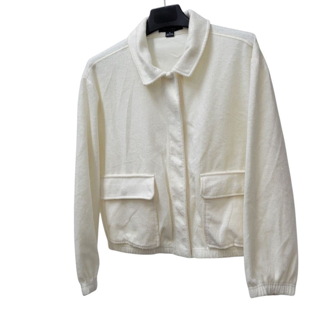 Sanctuary Sanctuary Women's Breezy French Terry Beige Jacket Polyester Size M / US 6-8 / IT 42-44 - 3 Thumbnail