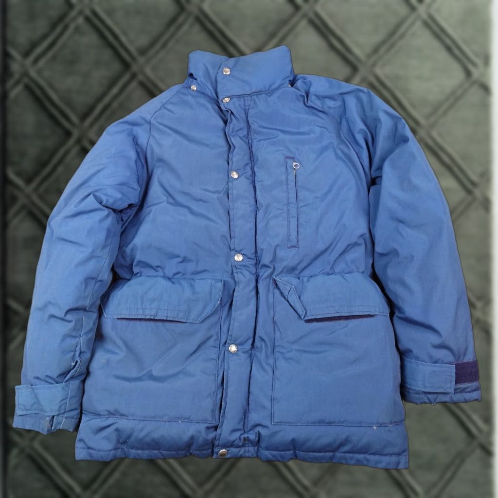 The North Face VINTAGE The North Face Jacket Mens Medium Blue Down Parka Made USA 80s Size US M / EU 48-50 / 2 - 1 Thumbnail