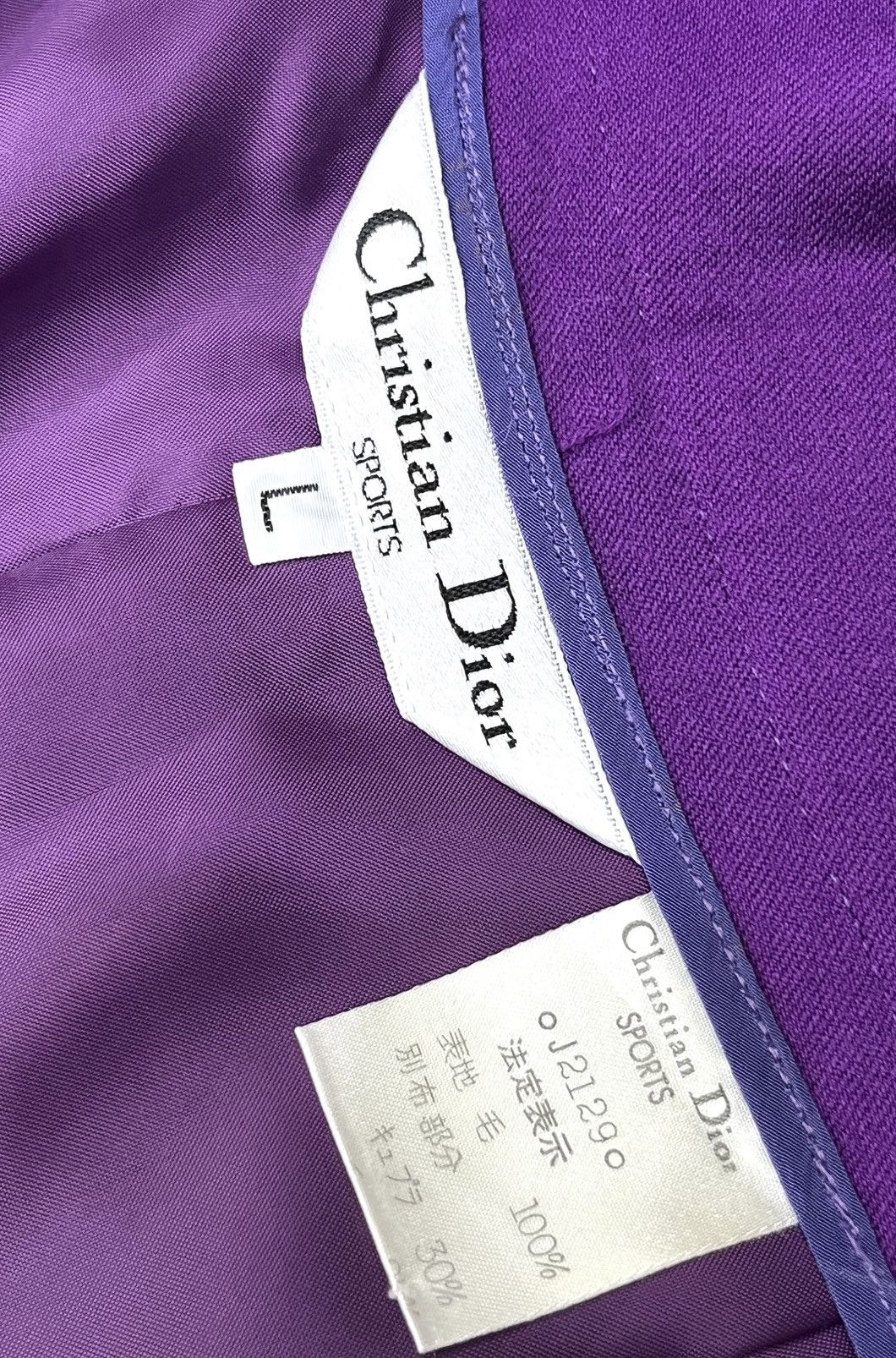 Christian Dior Monsieur Vintage Christian Dior Sports Purple Short Pants Rare Size 25" / US 0 / IT 36 - 6 Thumbnail