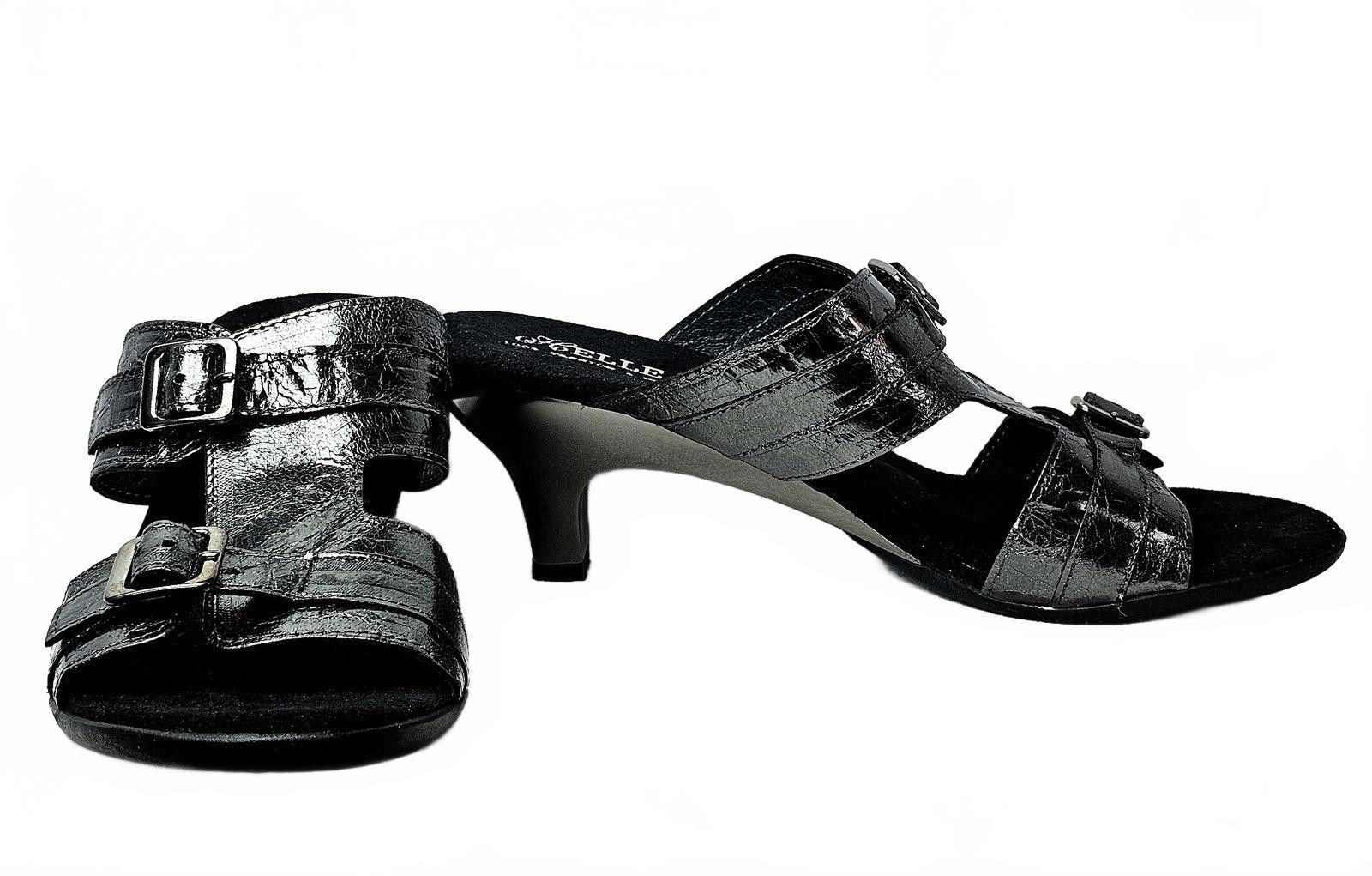 Other Helle Comfort Women's 14004 Anthracite Heels Size 40/9-9.5 Size US 9.5 / IT 39.5 - 4 Thumbnail