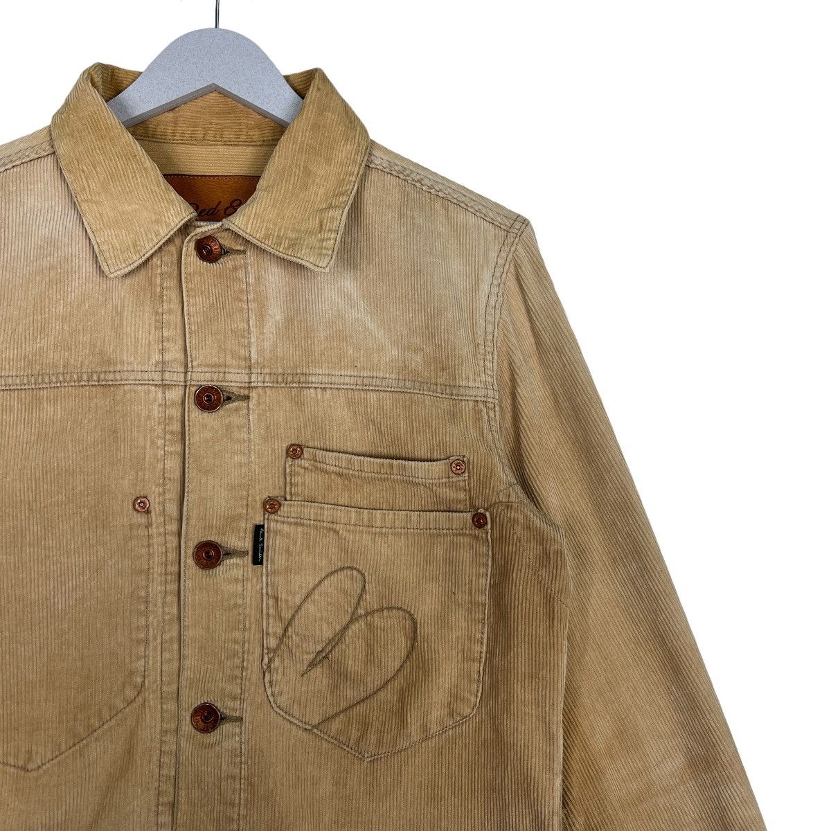 Paul Smith 🔥 RED EAR PAUL SMITH CORDUROY TRUCKER JACKET Size US S / EU 44-46 / 1 - 6 Thumbnail
