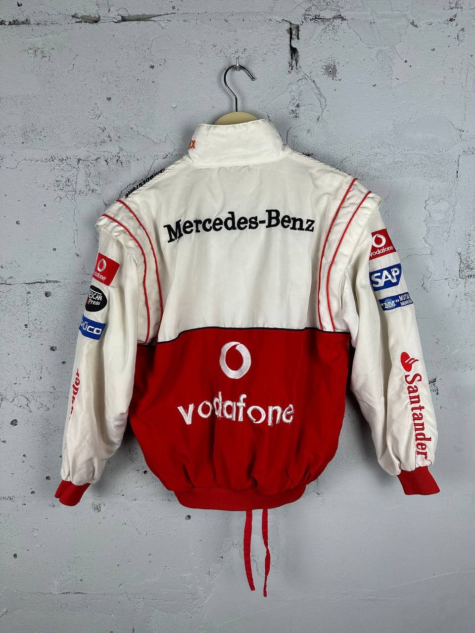 Mercedes-Benz × Vintage Vintage Mercedes-Benz Lewis Hamilton Mobil 1 Racing Jacket Size S / US 4 / IT 40 - 9 Thumbnail
