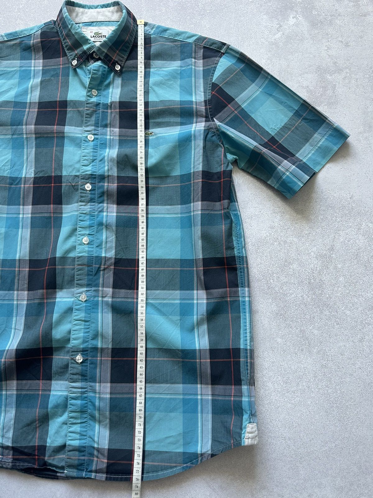 Lacoste Lacoste short sleeve shirt classic nova check size 40 Size US M / EU 48-50 / 2 - 5 Thumbnail