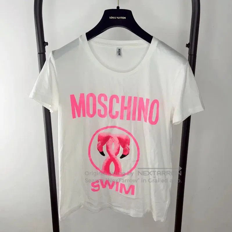 Moschino Moschino White Cotton Women’s T-Shirt . Size M / US 6-8 / IT 42-44 - 1 Thumbnail