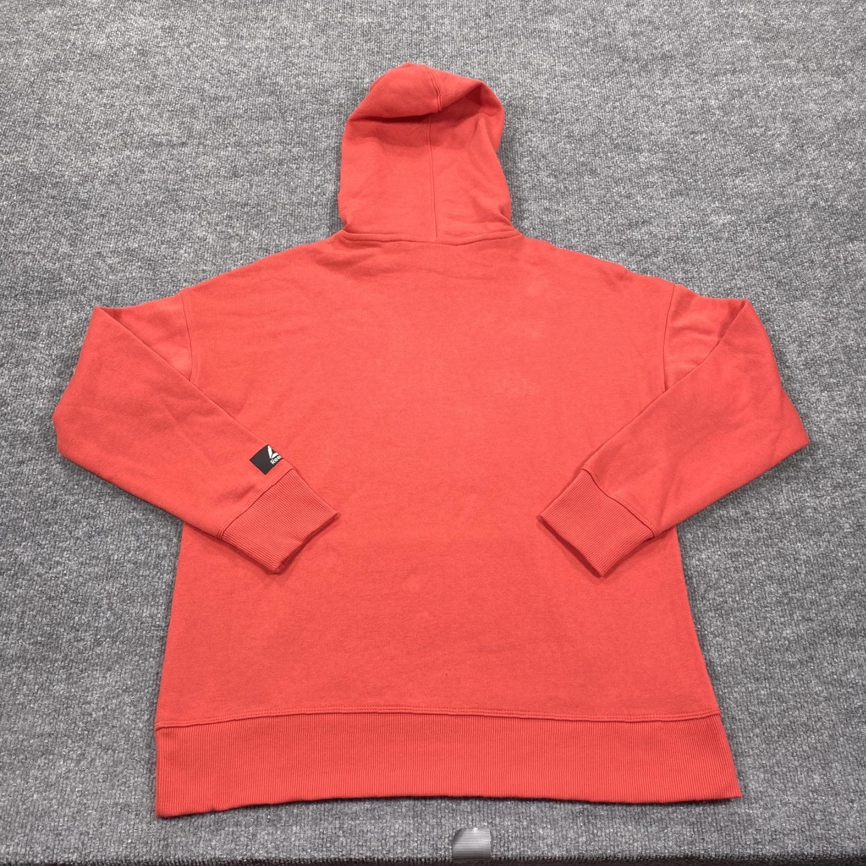 Reebok Reebok Hoodie Mens S Rococco Red Pullover Fleece Graphic Logo Hooded Pockets Casual Autumn Mens Size US S / EU 44-46 / 1 - 6 Thumbnail