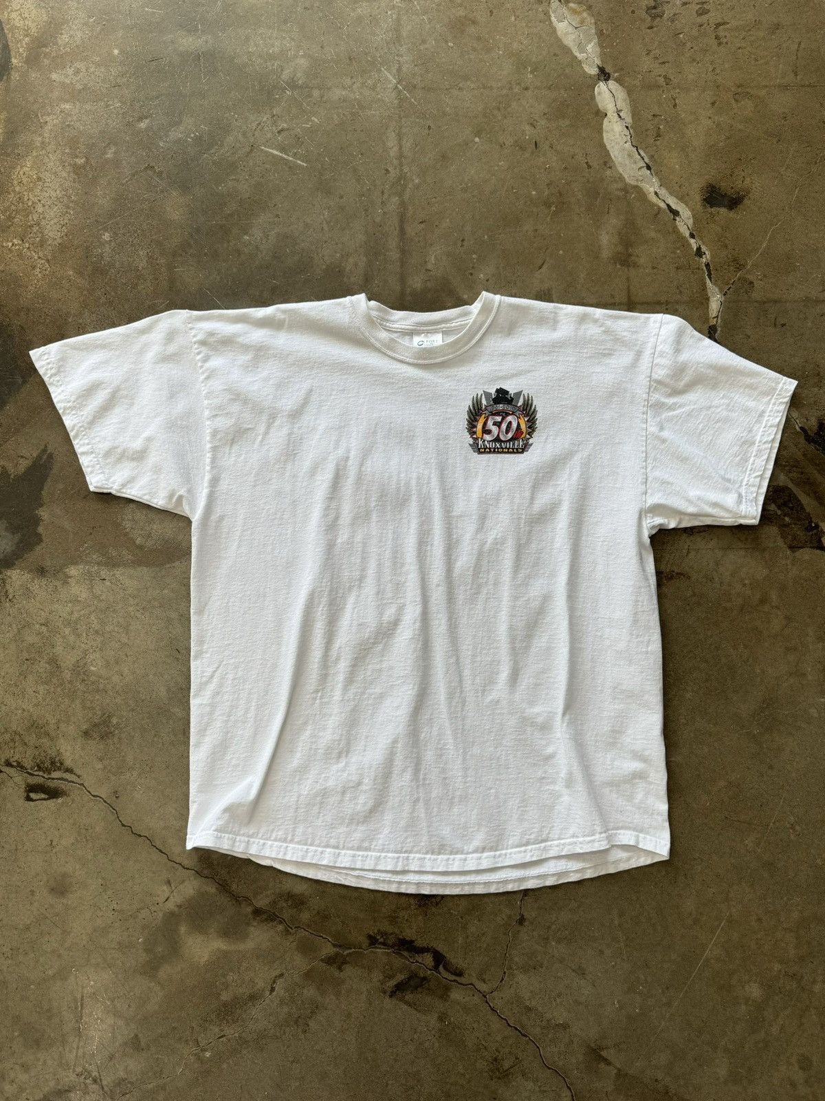 Vintage Vintage 50th Anniversary Knoxville Nationals Tee Sz. XXL Size US XXL / EU 58 / 5 - 3 Thumbnail