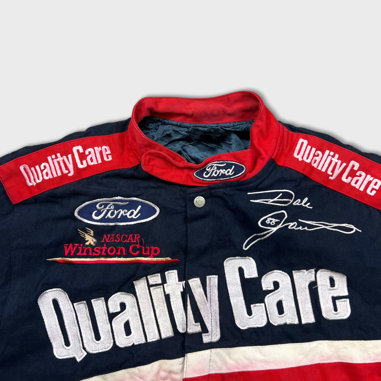 Jeff Hamilton × NASCAR × Vintage Jeff Hamilton Jacket Large USA Dale Jarret NASCAR Racing 90s Size US L / EU 52-54 / 3 - 2 Thumbnail