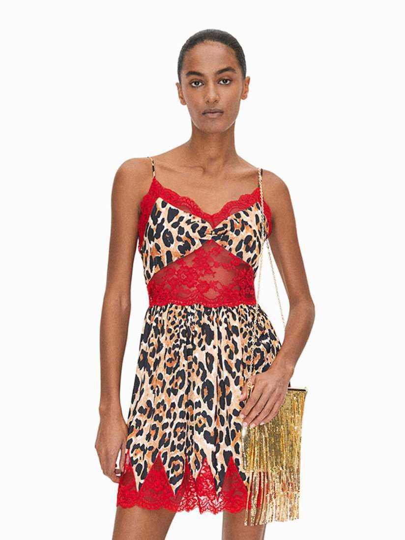 Paco Rabanne x H&M Leopard Mini Dress