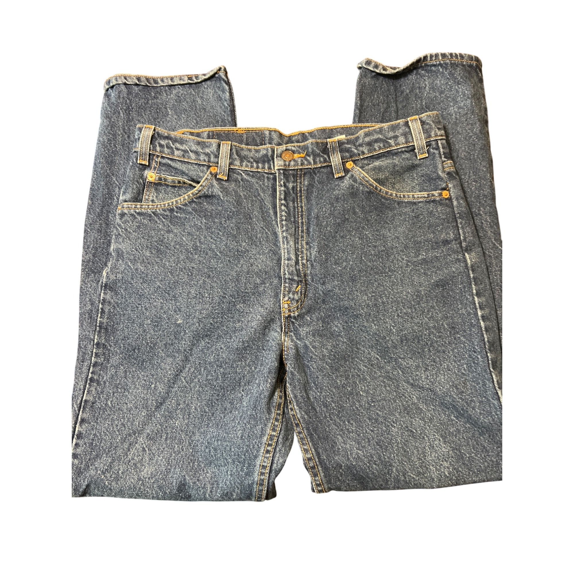 Levi's Levi Strauss & Co. 505 Regular Fit Straight Leg Jeans 36L 32 Size US 36 / EU 52 - 1 Thumbnail