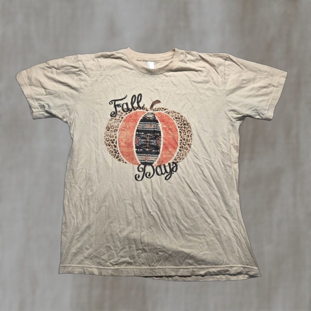 American Apparel VINTAGE American Apparel T-Shirt Short Sleeve Women's Large Brown Casual Spring Fall 2020s Size L / US 10 / IT 46 - 1 Thumbnail