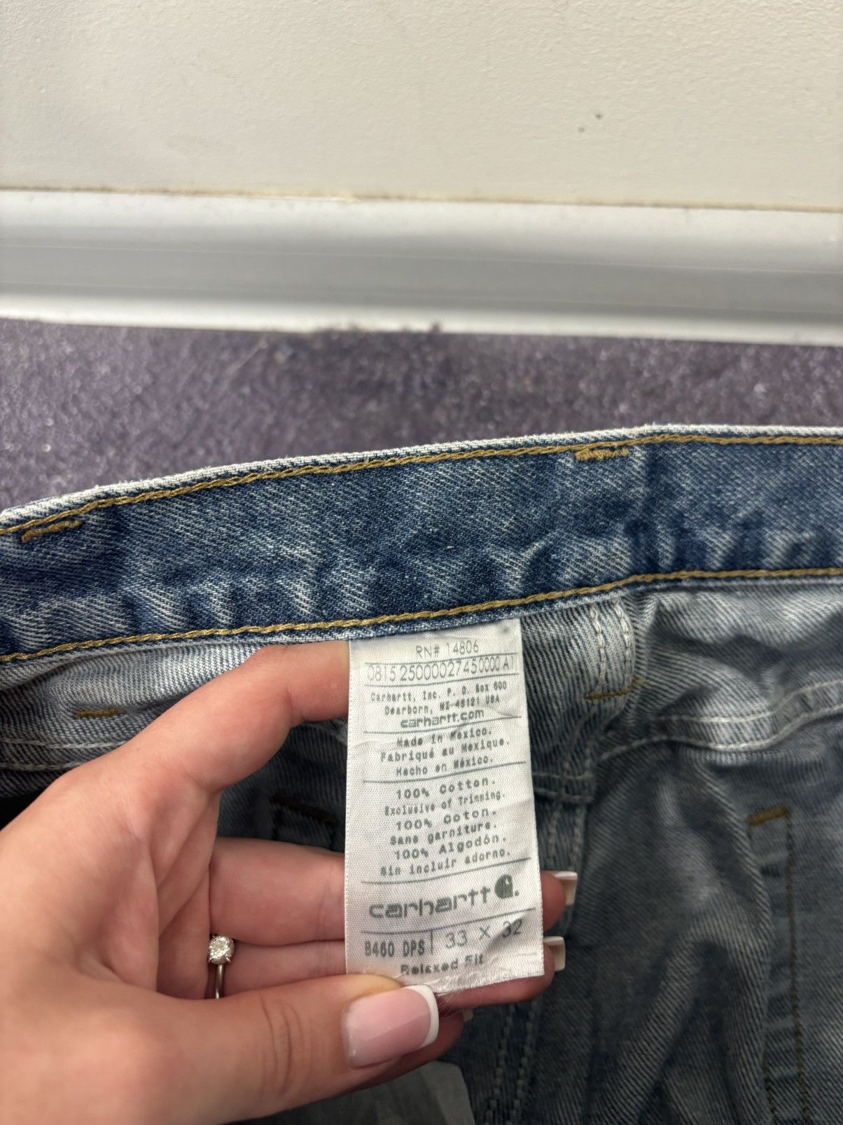 Carhartt Vintage Carhartt Y2K Relaxed Fit American Work Denim Jeans Size US 33 - 17 Thumbnail