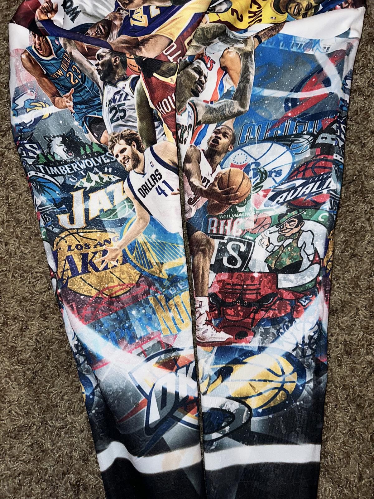 Designer NBA Superstars Legends Vintage Basketball 1991 Inc Shirt RARE Size US L / EU 52-54 / 3 - 3 Thumbnail
