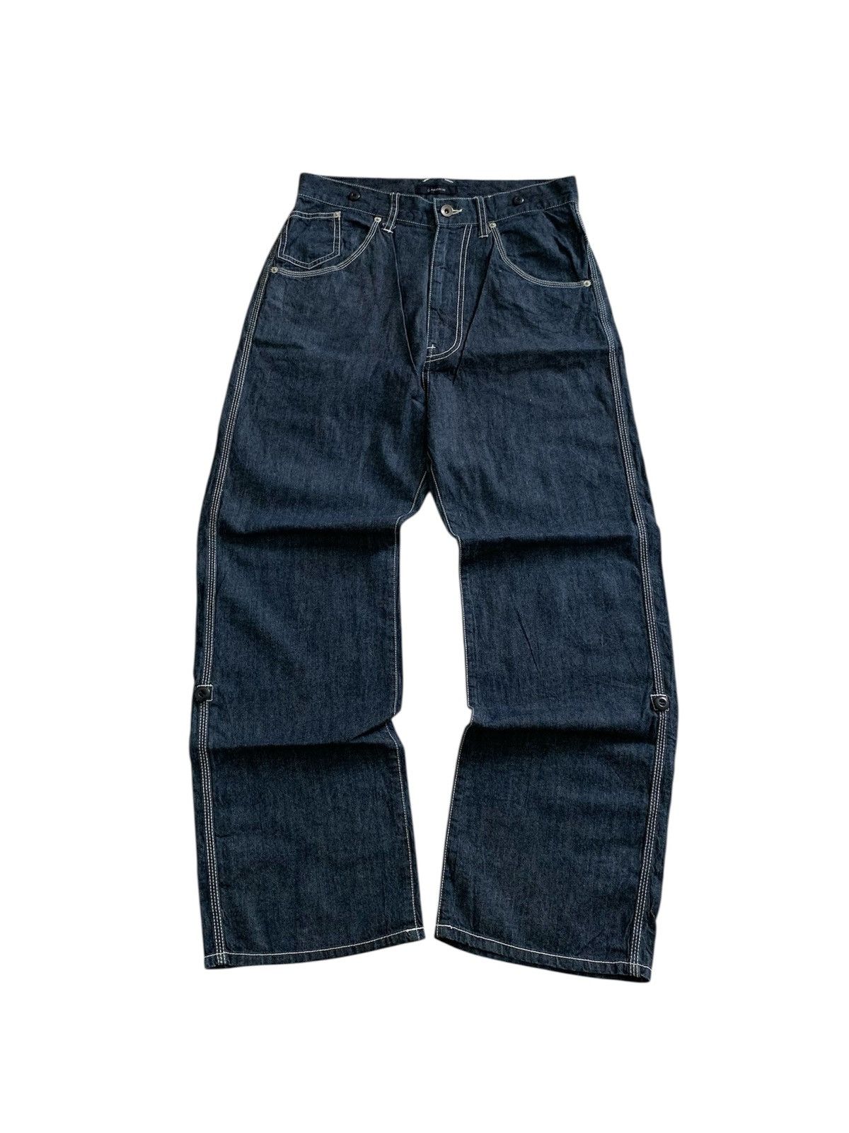 Japanese Brand Rageblue Denim Wide Baggy Pants Size US 32 / EU 48 - 1 Thumbnail