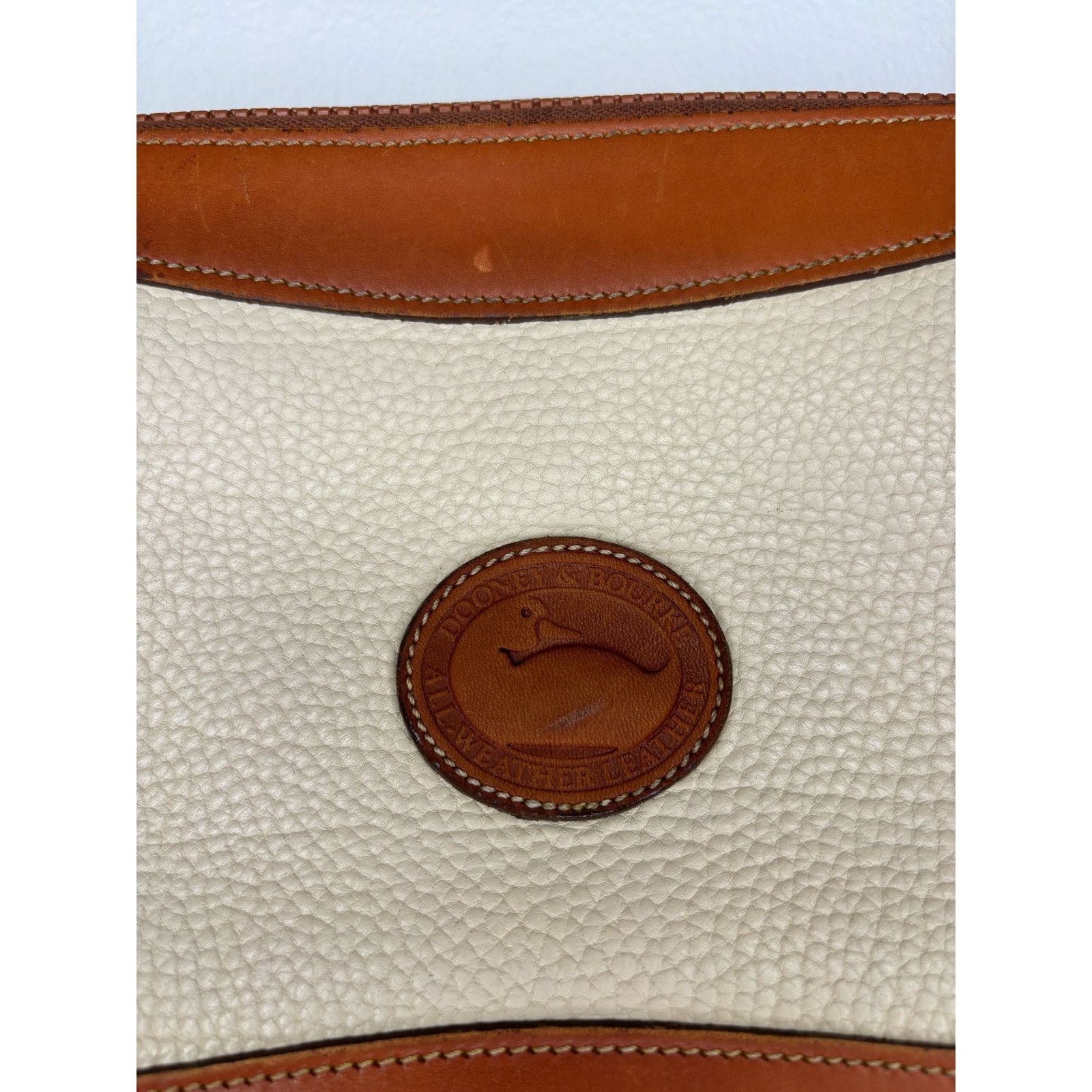 Dooney & Bourke Dooney Bourke Beige with Brown Trim Size ONE SIZE - 4 Thumbnail