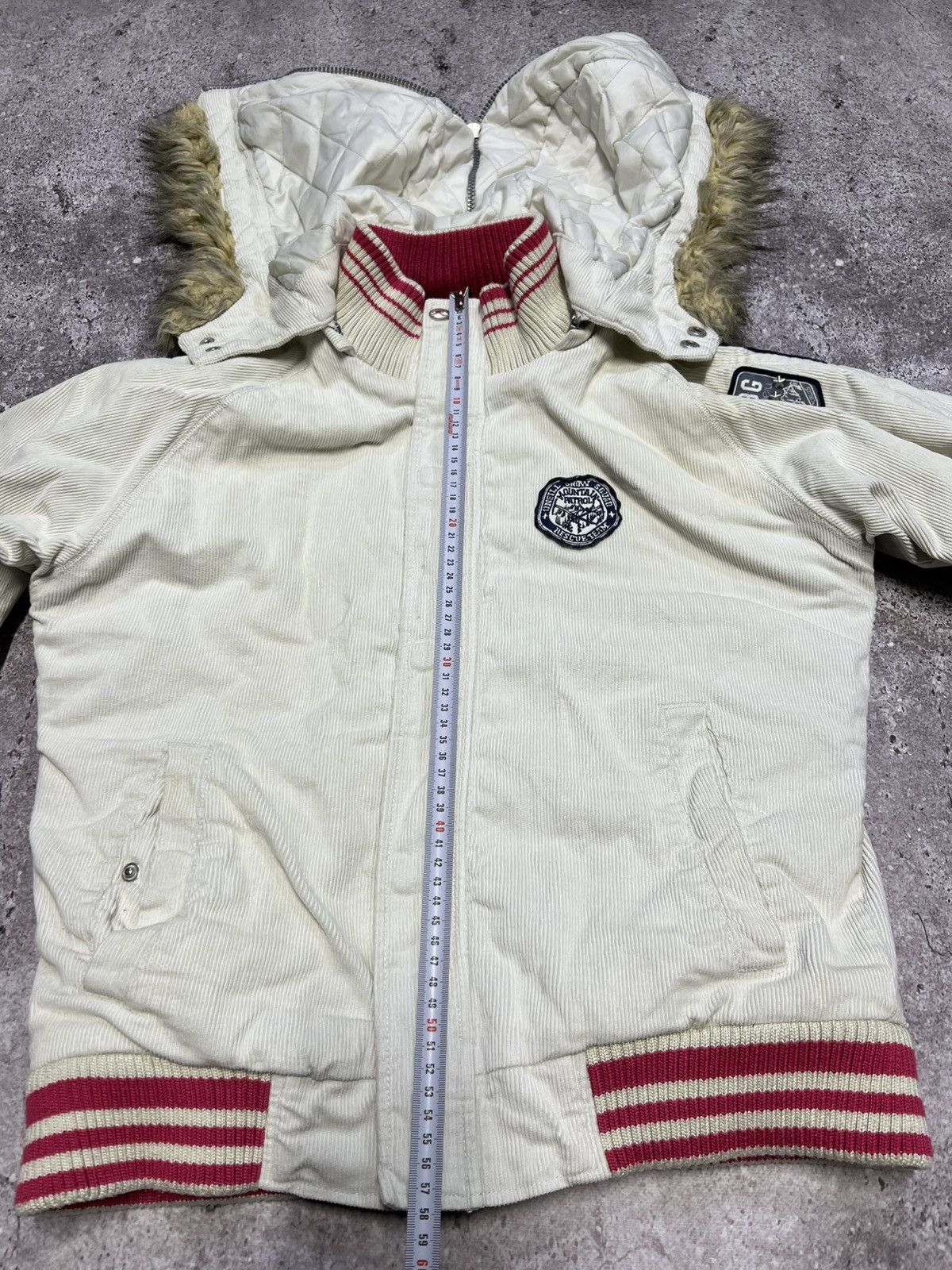 O'Neill Y2K Vintage Oneill Faux Fur Hoodie Jacket lgb if6was9 style Size M / US 6-8 / IT 42-44 - 13 Thumbnail