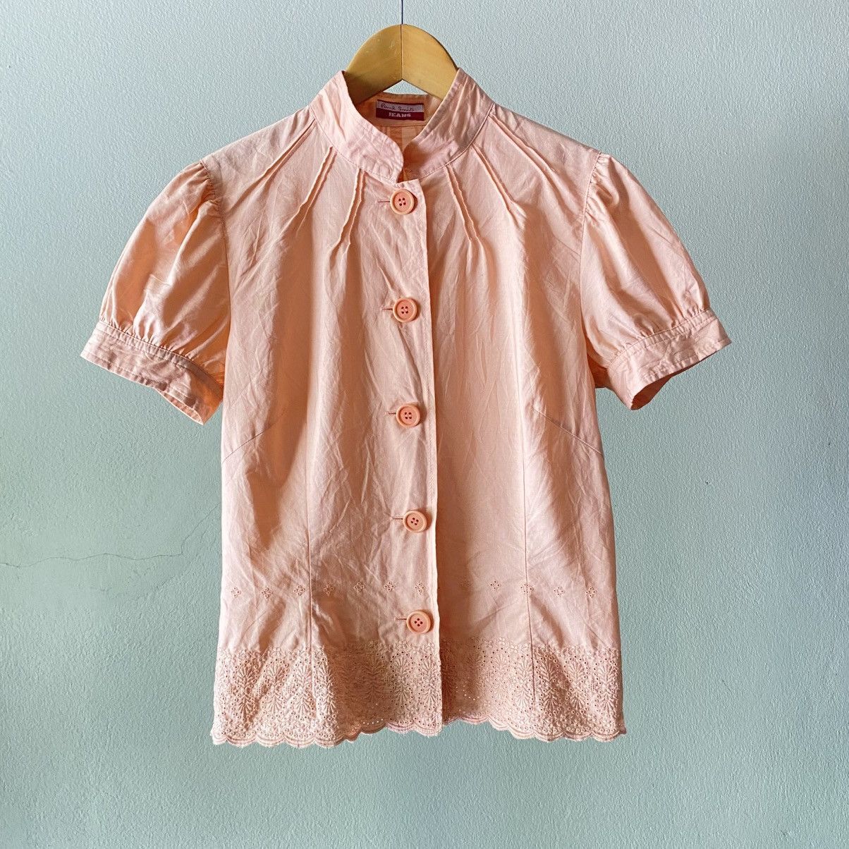 Paul Smith Paul Smith Peach Puff Blouse Size S / US 4 / IT 40 - 1 Thumbnail