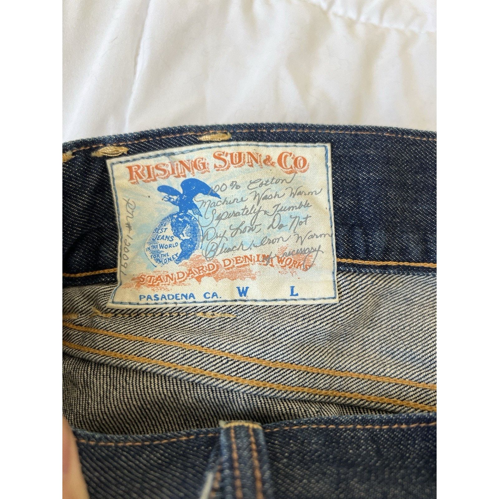 Rising Sun & Co. Rising Sun & Co Selvedge Denim Jeans LA USA Mens 32x34 NWOT Size US 32 / EU 48 - 3 Thumbnail