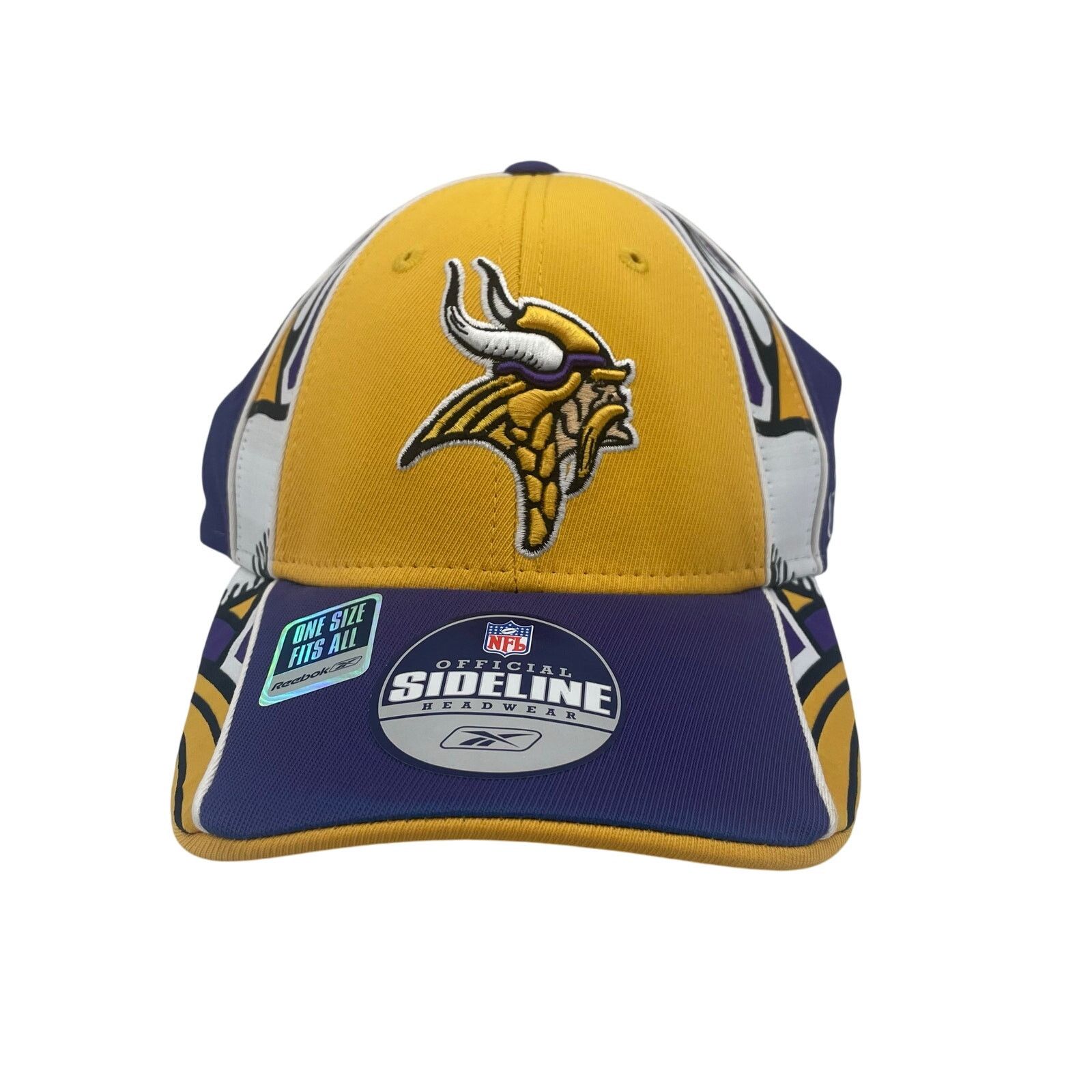 Reebok Minnesota Vikings Reebok NFL Sideline Hat OS One Size Size ONE SIZE - 1 Thumbnail
