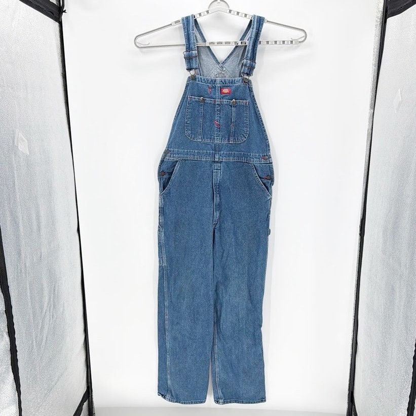 Dickies Dickies denim carpenter overalls size 34x32 wide leg artsy Size US 34 / EU 50 - 1 Thumbnail