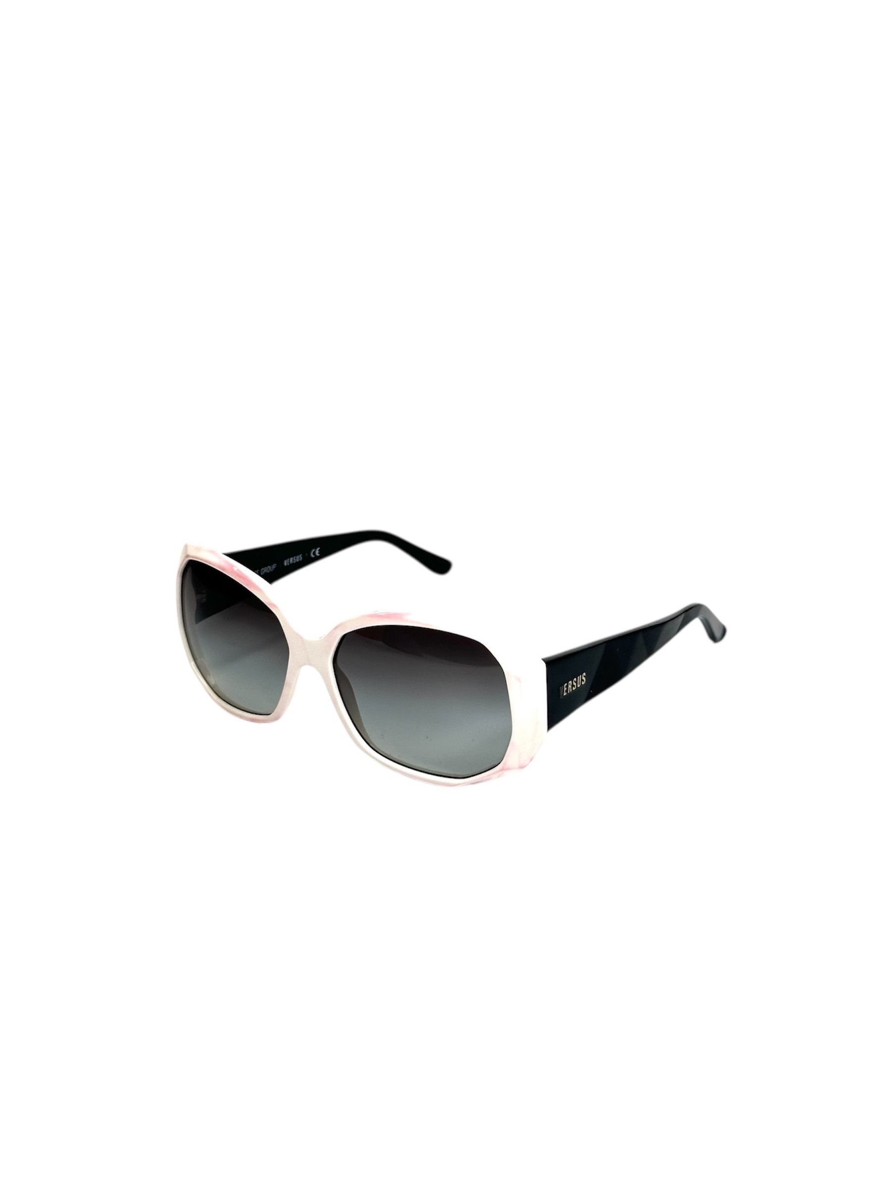 Versus Versace Versus Marble Pink Squared Futuristic Sunglasses Size ONE SIZE - 2 Thumbnail