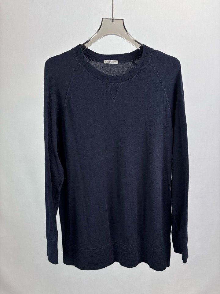 Bottega Veneta Bottega Veneta Cotton Long Sleeve T-Shirt Size L Size US L / EU 52-54 / 3 - 1 Thumbnail