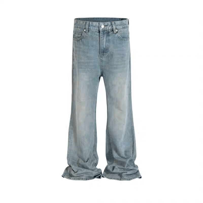 Jean × Vintage washed faded cleanfit yuppie bootcut grunge jeans Size US 36 / EU 52 - 3 Thumbnail