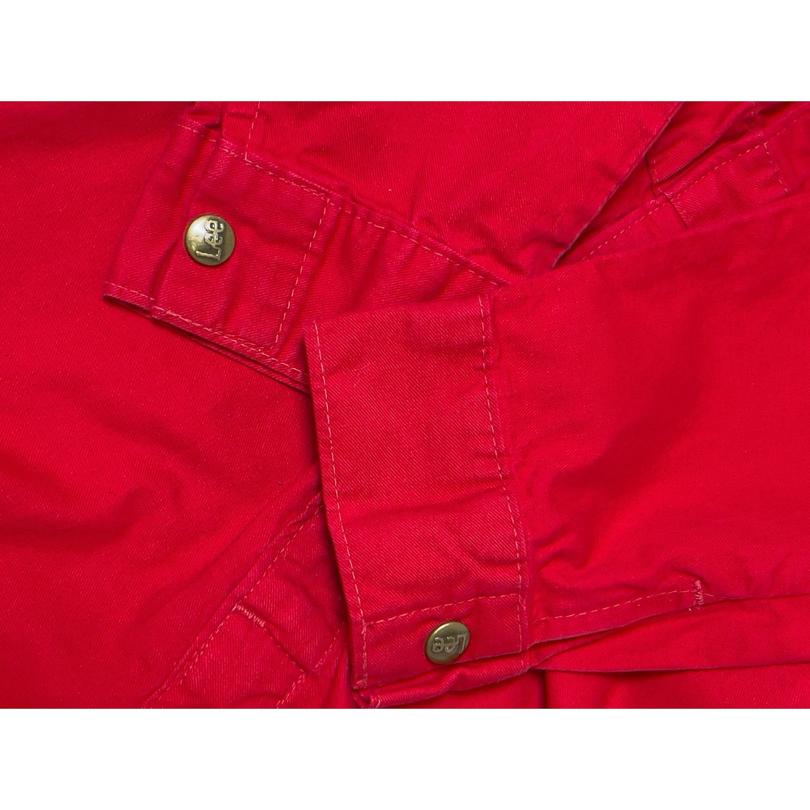 Vintage '70s Union-All Red Overall With Talon Zipper