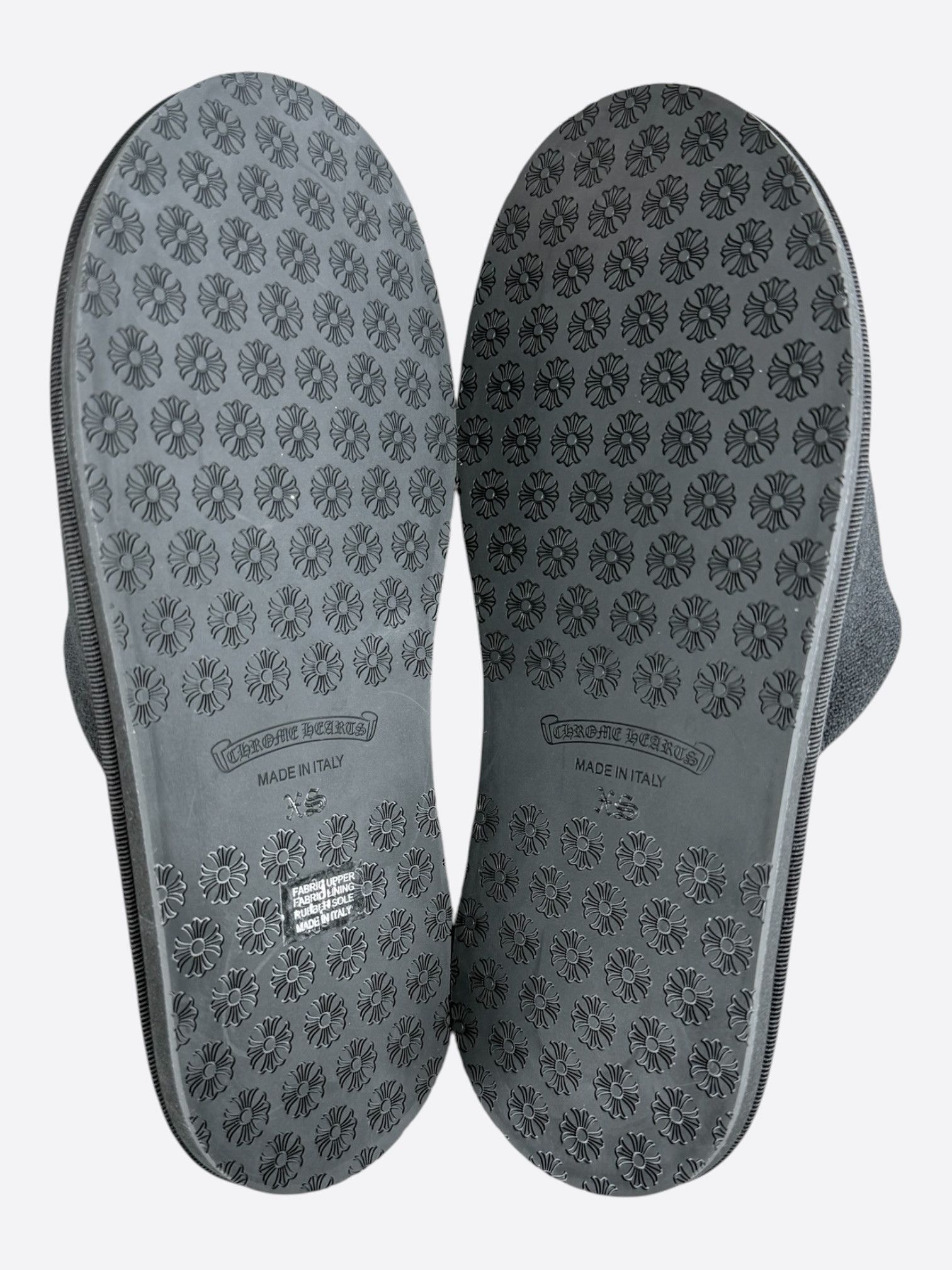 Chrome Hearts New York Exclusive Black Horseshoe Logo Slippers Size US 5 / EU 37 - 7 Thumbnail