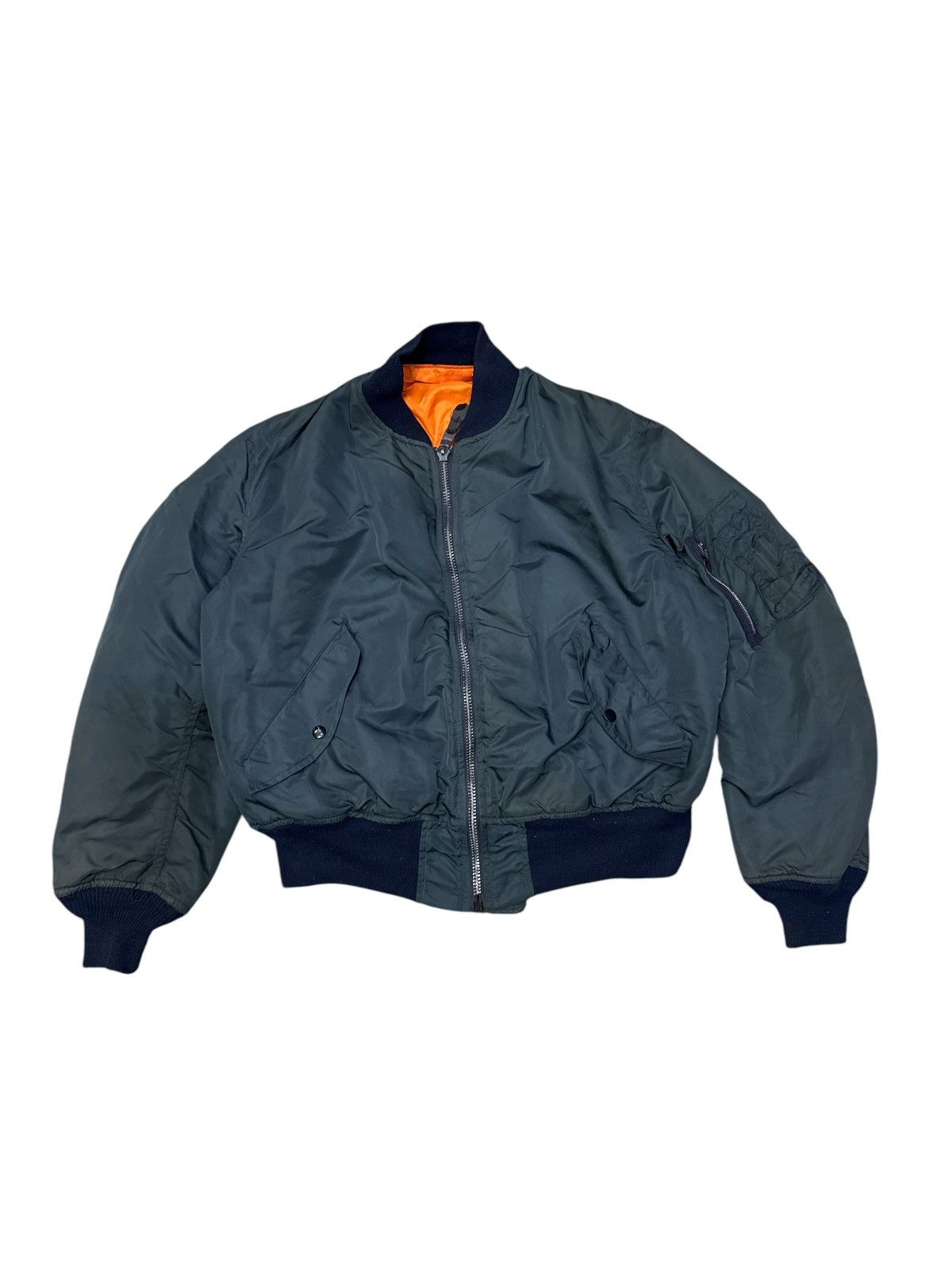 Vintage VINTAGE GREENBRIER BOMBER JACKET METALLIC GREEN US MARINE Size US M / EU 48-50 / 2 - 1 Thumbnail