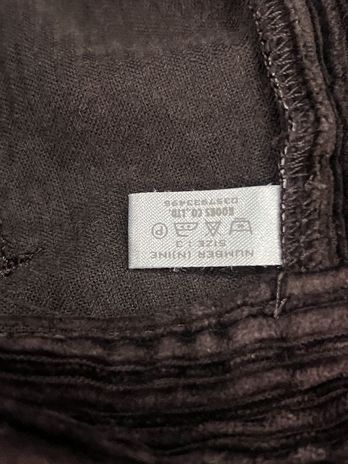 Number (N)ine Number (N)ine AW02 Corduroy External Pocket Trousers Size US 32 / EU 48 - 11 Thumbnail