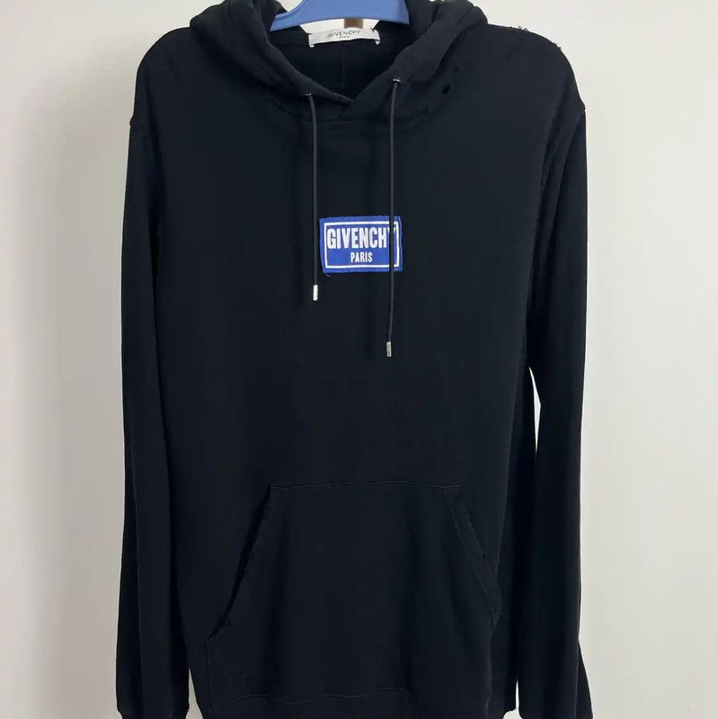 Givenchy Givenchy Black Cotton Men's Hoodie 0089 Size US L / EU 52-54 / 3 - 1 Thumbnail
