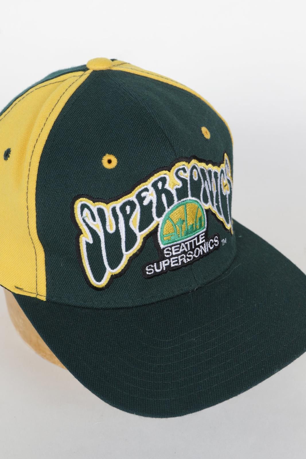 Starter 90's Starter Seattle Supersonics Fitted Cap Size ONE SIZE - 4 Thumbnail