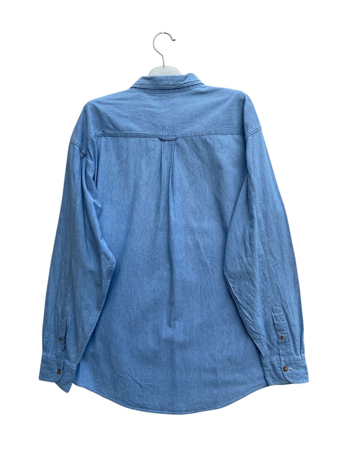 Warner Bros Vintage Warner Bros Chambray Shirt Size US XL / EU 56 / 4 - 3 Thumbnail