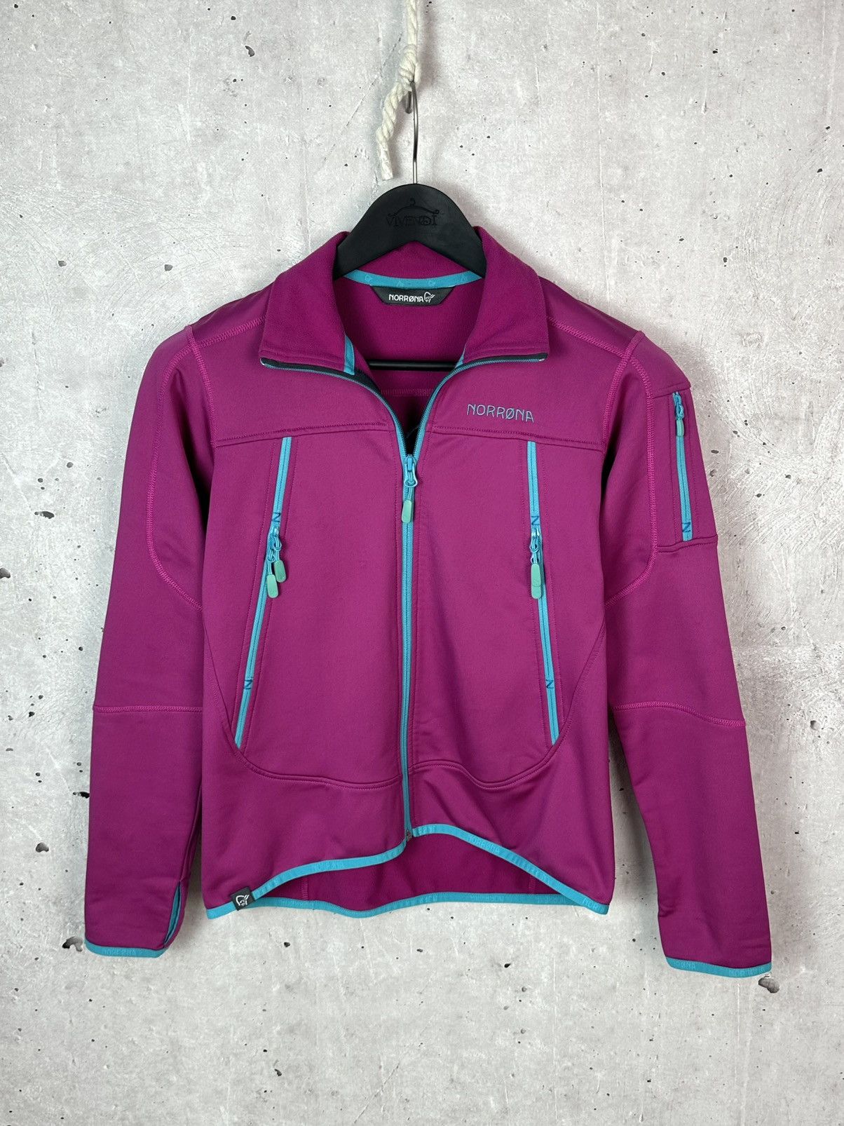 Norrona Norrona Narvik Warm2 Stretch Pink Zip Fleece Women’s Jacket Size XS / US 0-2 / IT 36-38 - 1 Thumbnail