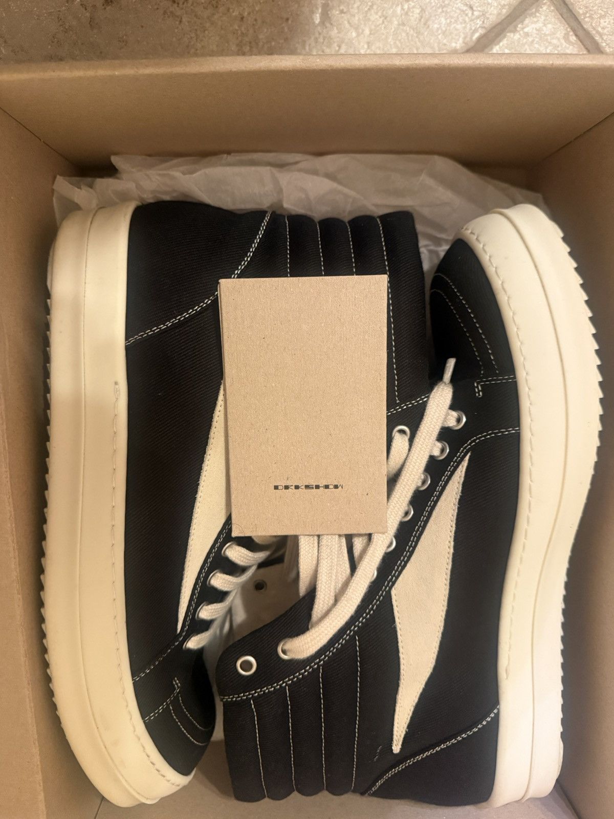 Rick Owens Drkshdw Rick Owens Drkshdw highs Size US 12 / EU 45 - 4 Thumbnail