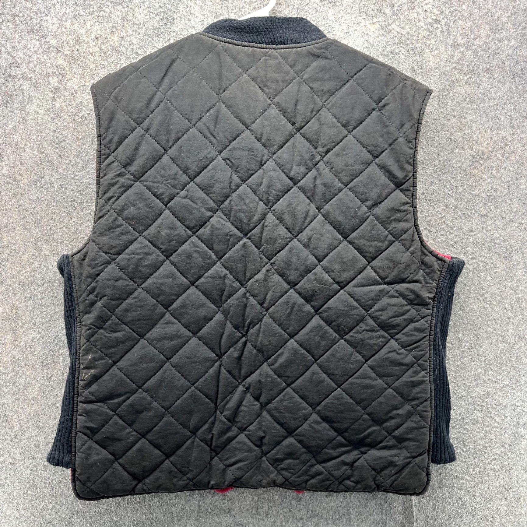 Polo Ralph Lauren VINTAGE Polo Ralph Lauren Vest Mens XL Red Black Quilted Reversible Full Zip Hunting VTG Size US XL / EU 56 / 4 - 7 Thumbnail