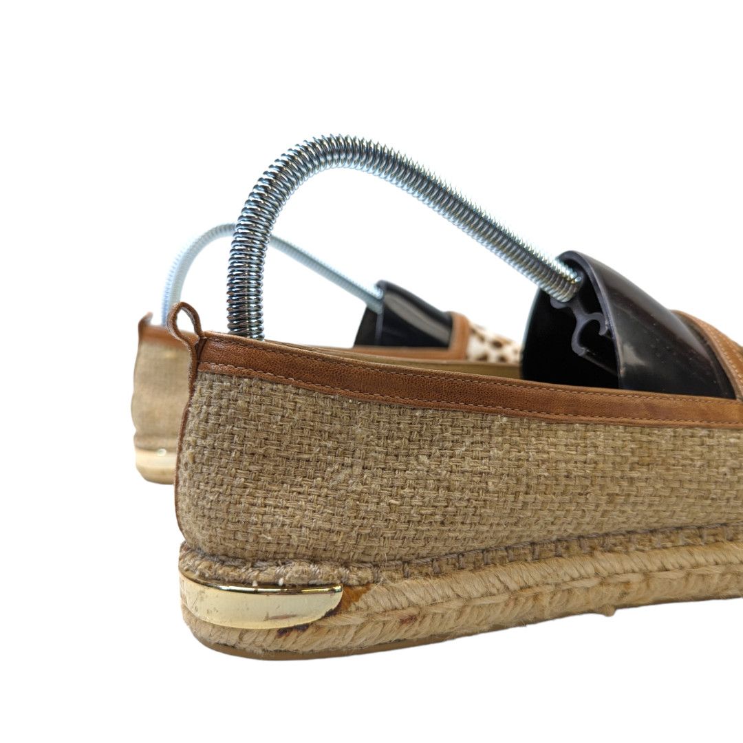Stuart Weitzman Cheetah print leather espadrilles sz 38 (US sz 7) Size US 8 / IT 38 - 6 Thumbnail