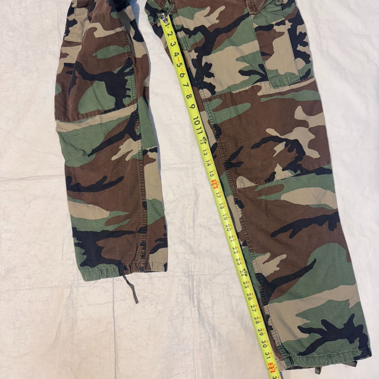 Other Woodland Camo Combat Pants Trousers BDU US Army Military Sur Size US 30 / EU 46 - 4 Thumbnail