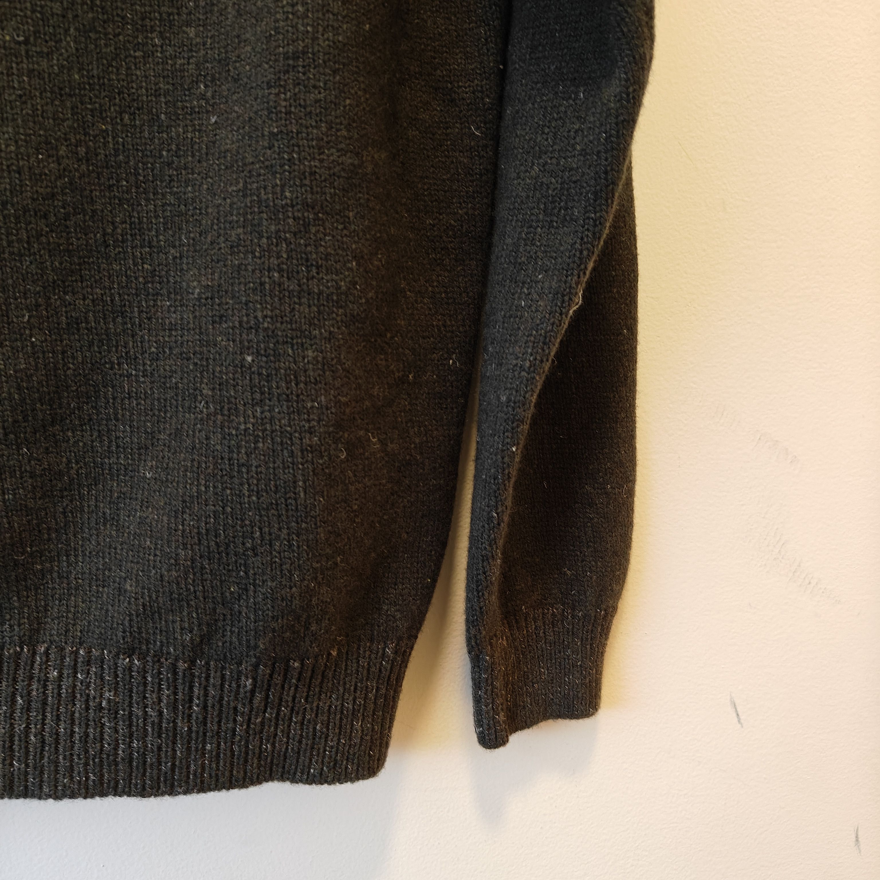 Inis Meain LNWOT Turtleneck grey sweater wool linen blend Size US S / EU 44-46 / 1 - 10 Thumbnail