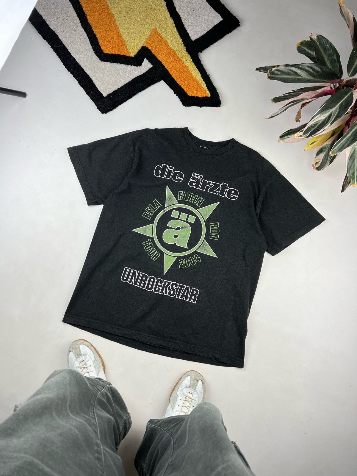 Band Tees × Vintage Vintage Die Arzte Tour T-shirt Size US L / EU 52-54 / 3 - 3 Thumbnail