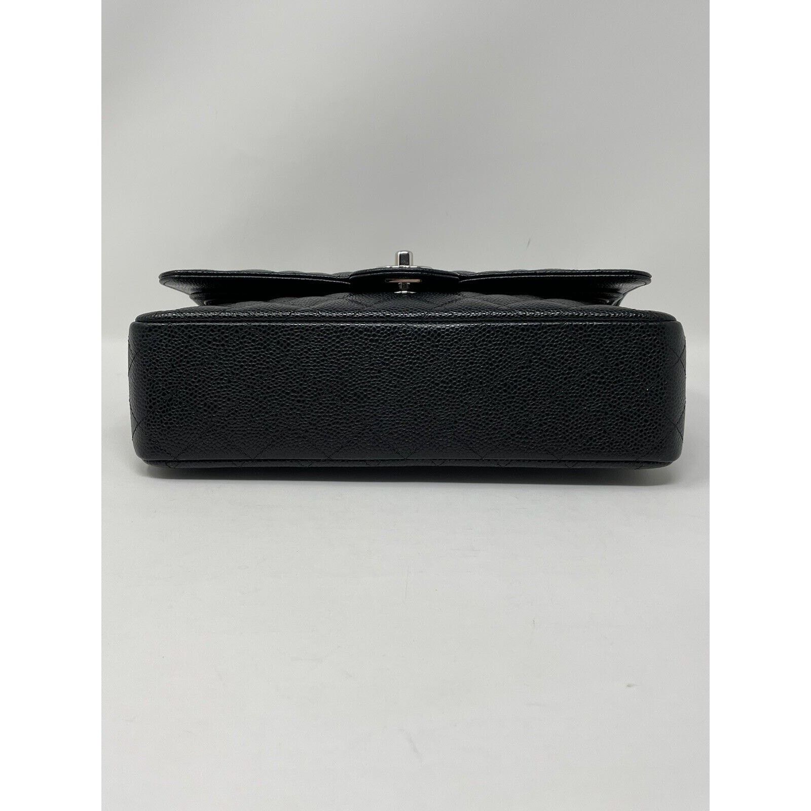 Chanel Chanel Classic Double Flap Medium Caviar SHW UNUSED Size ONE SIZE - 7 Thumbnail